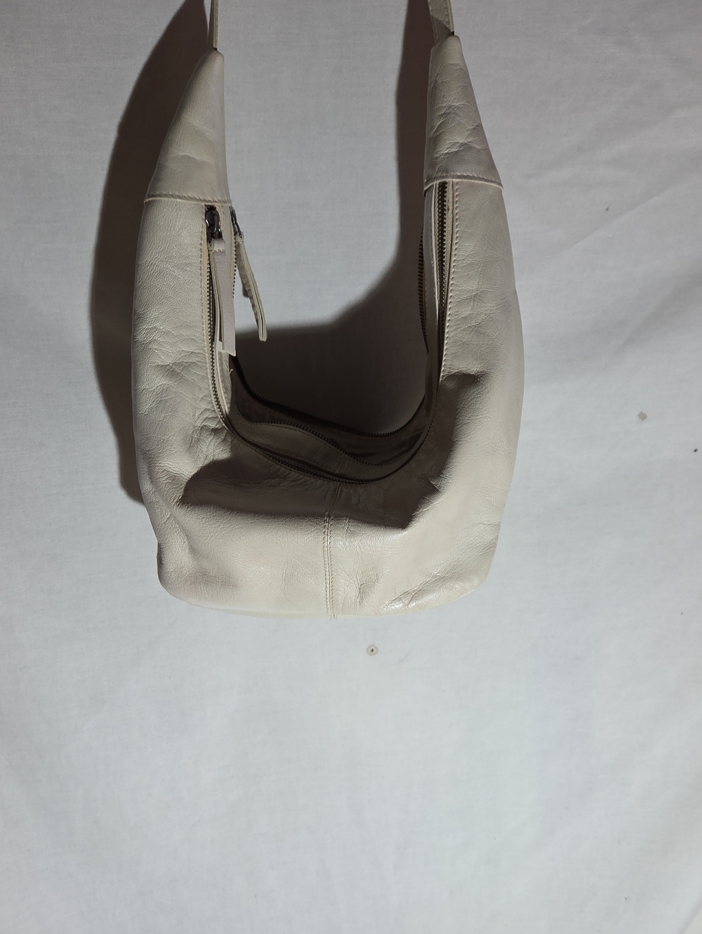 Free People Ivory Goat Leather Women's Bag Nwot - Picture 2 of 6